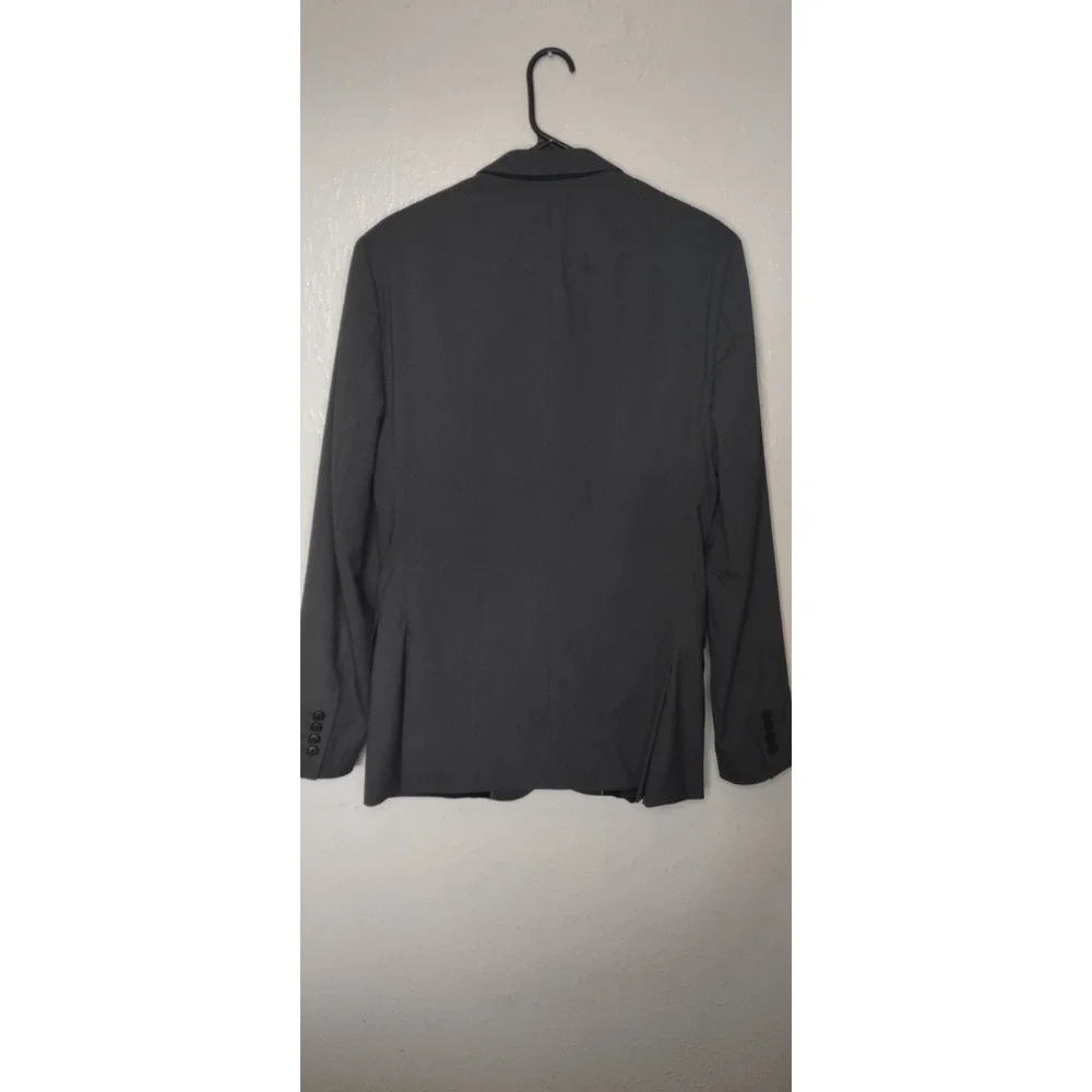 J.Ferrar Slim Men's Sport Coat Blazer Two Button Gray Recycled Polyester  42L